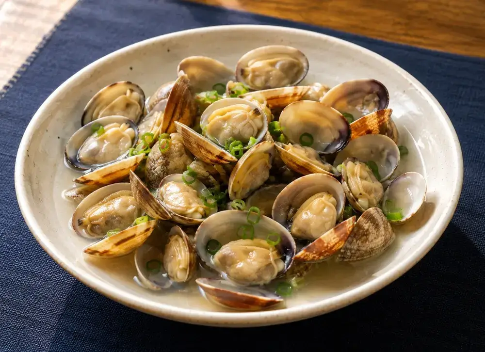 Japanese Pantry Essentials: 6 Seasonings for Everyday Japanese Recipes Asari no sakamushi, clams steamed in Japanese sake
