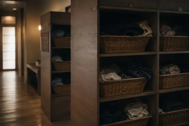 change room in Onsen in Japan