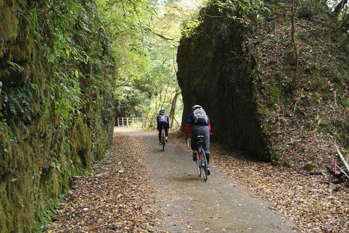 Yabakei, Oita: Guide to Kyushu's Most Layered Hidden Gorge Maple Yaba Cycling Road along former railway line, Yamakuni River, Yabakei, Oita