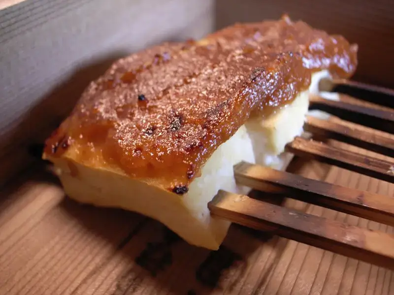 Japanese Pantry Essentials: 6 Seasonings for Everyday Japanese Recipes Dengaku, grilled tofu skewers glazed with sweet miso