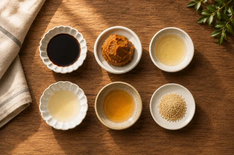 6 Japanese Essential seasonings