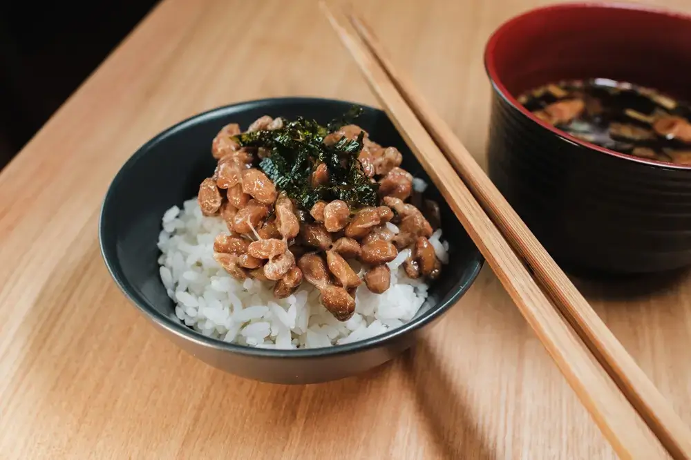 Why Soy Keeps Showing Up in Today’s Biggest Food and Health Trends Japanese natto fermented soybeans served in a bowl